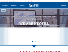Tablet Screenshot of neofill.com